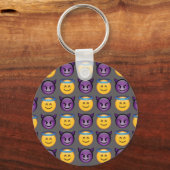 Angel & Devil Emojis Sleutelhanger (Voorkant)