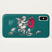 ANGEL DIE EEN PINKSTROOM, MONOGRAM, groen BETEKENT