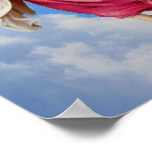 Angel die Inspirerend Poster draagt (Hoek)