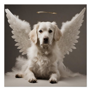 Angel Dog Perfect Poster