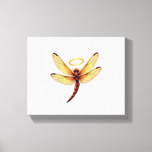 Angel Dragonfly Canvas Afdruk (Voorkant)