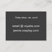 Angel Dream Anime et carte de jeu de rôle (Dos)