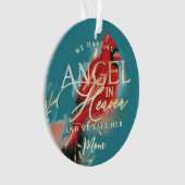 Angel du Cardinal Rouge dans le Ciel Mémorial Phot (devant)