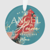 Angel du Cardinal Rouge dans le Ciel Mémorial Phot (devant)