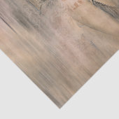 Angel Elegant Boho Floral Antiek Sepia Etheral Tissuepapier (Detail)