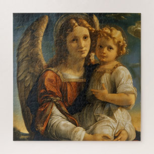 Angel en Baby Jesus Legpuzzel