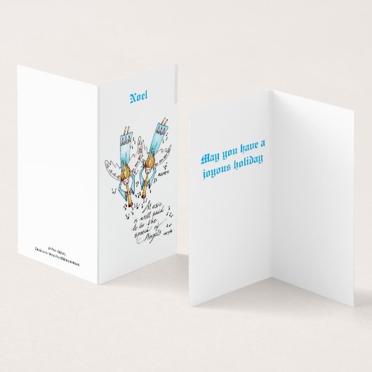 Angel en bleu jouer de la musique pour nos âmes (Inside and Outside)