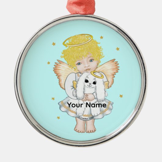 Angel en Bunny Ornament (Voorkant)