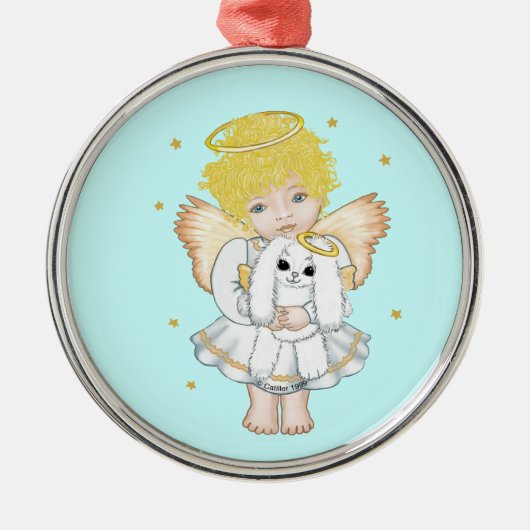 Angel en Bunny Ornament (Voorkant)