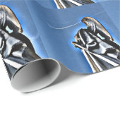 Angel en Contrail Cadeaupapier (Rol Hoek)