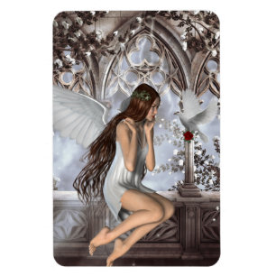 Angel en Haar hond Magneet