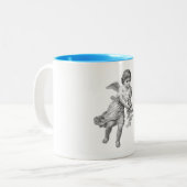 Angel en Humming Bird Mok (Voorkant links)