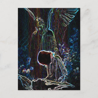 Angel en Jezus Briefkaart