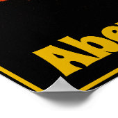 Angel en Raven van Aberystwyth op zonsondergang Poster (Hoek)