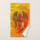 Angel en style tatouage (Serviette à main)