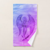 Angel en style tatouage (Serviette à main)