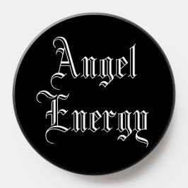 Angel Energy Zwarte Telefoon Grip Pop Socket
