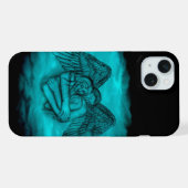 Angel Eros en amour dans le design noir et vert (Verso Horizontal)