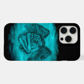 Angel Eros en amour dans le design noir et vert (Verso Horizontal)