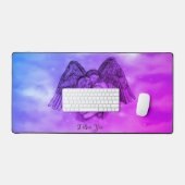 Angel Eros in Liefde, ik hou van je Bureaumat (Keyboard & Muis)