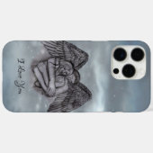 Angel Eros in Liefde, ik hou van je Case-Mate iPhone Case (Achterkant (horizontaal))