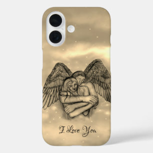 Angel Eros in Liefde, ik hou van je iPhone 16 Hoesje