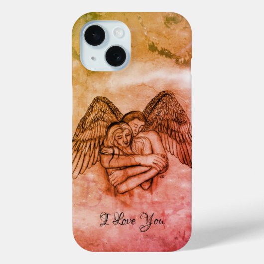 Angel Eros in Liefde, ik hou van je Case-Mate iPhone Case (Achterkant)