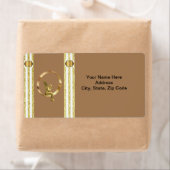 Angel Étiquette beige (En situation)