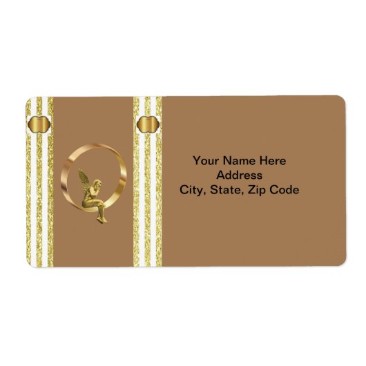 Angel Étiquette beige (Devant)