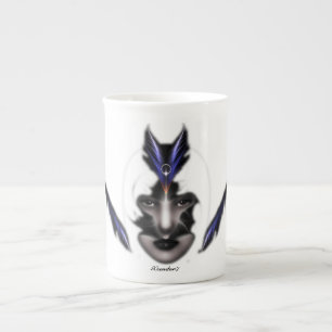 Angel Eyes Wings of Wind Fractal Bone China Mok