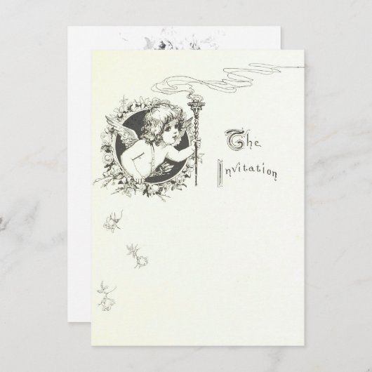 Angel Faire-part de mariage (Devant / Derrière)