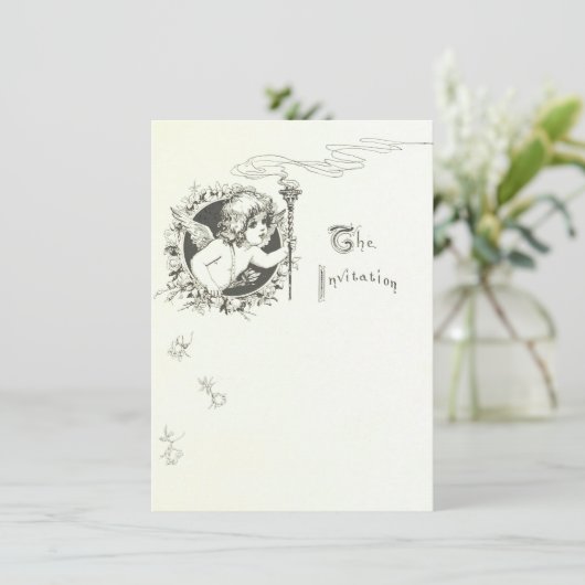 Angel Faire-part de mariage (Debout devant)