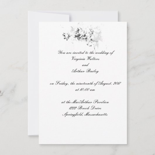 Angel Faire-part de mariage (Dos)