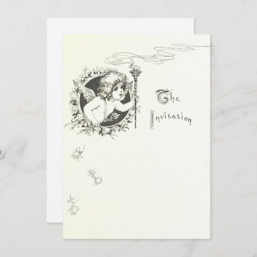 Angel Faire-part de mariage (Devant / Derrière)