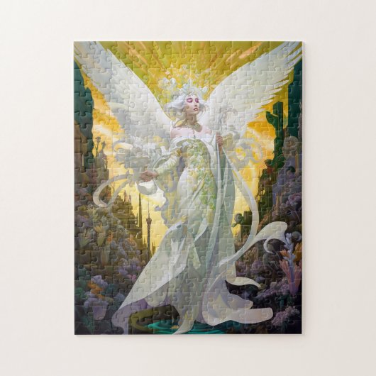 Angel Fantasy Art Legpuzzel (Verticaal)