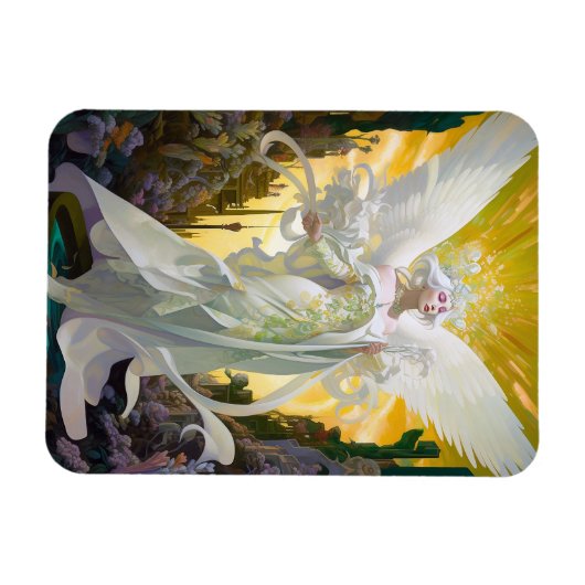 Angel Fantasy Art Magneet (Horizontaal)