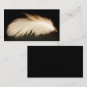 Angel Feather  Peace White Visitekaartjes (Voorkant / Achterkant)
