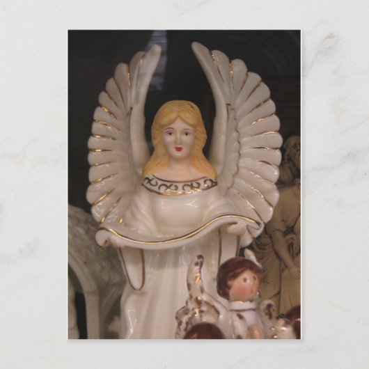 Angel Figurine Briefkaart (Voorkant)