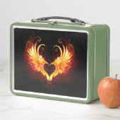 Angel Fire Heart met Wings (In situ)