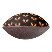 Angel Fire Heart met Wings American Football (Gedraaid 90)