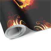 Angel Fire Heart met Wings Cadeaupapier (Rol Hoek)