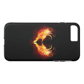 Angel Fire Heart met Wings Case-Mate iPhone Case (Achterkant (Horizontaal))