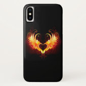 Angel Fire Heart met Wings Case-Mate iPhone Case (Achterkant)