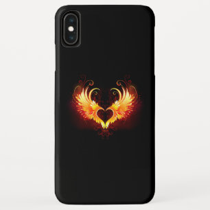 Angel Fire Heart met Wings iPhone XS Max Hoesje