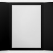 Angel Fire Heart met Wings Drieluik Kaart (Binnenkant midden)