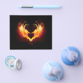 Angel Fire Heart met Wings Flyer (Enkel)