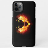 Angel Fire Heart met Wings iPhone Hoesje (Achterkant)