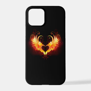 Angel Fire Heart met Wings iPhone 12 Pro Hoesje