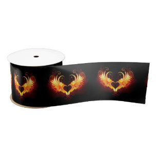 Angel Fire Heart met Wings Lint