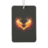 Angel Fire Heart met Wings Luchtverfrisser (Achterkant)
